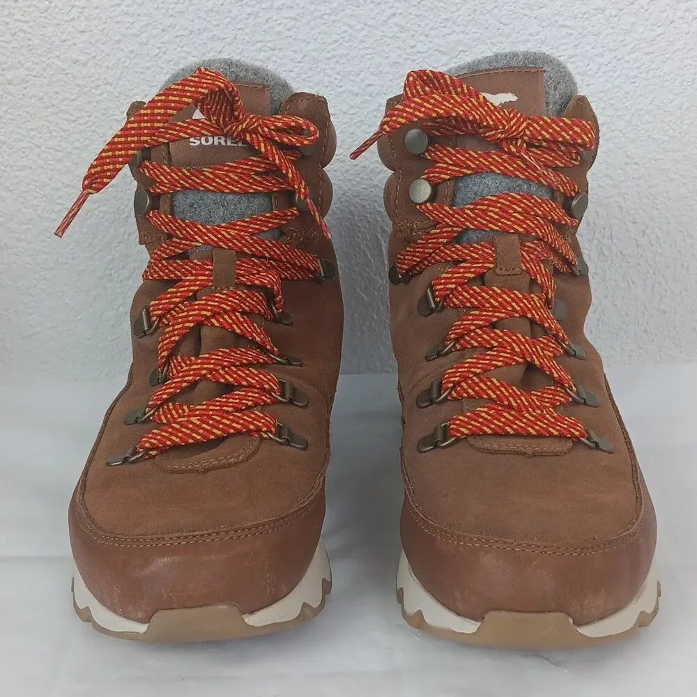 Sorel Velvet Tan Women's Kinetic Conquest Winter Waterproof Boots Size 10 - Picture 2 of 14